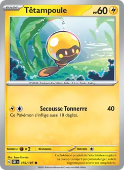 Carte Têtampoule 075/197 – Flammes Obsidiennes