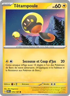 Carte Têtampoule 076/197 – Flammes Obsidiennes