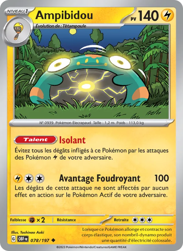 Carte Ampibidou 078/197 – Flammes Obsidiennes