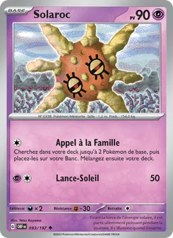 Carte Solaroc 093/197 – Flammes Obsidiennes