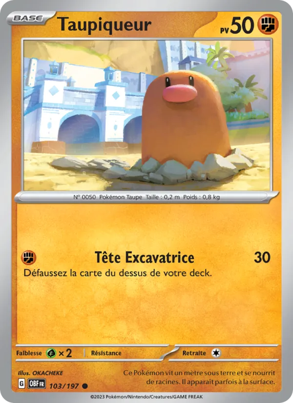 Carte Taupiqueur 103/197 – Flammes Obsidiennes