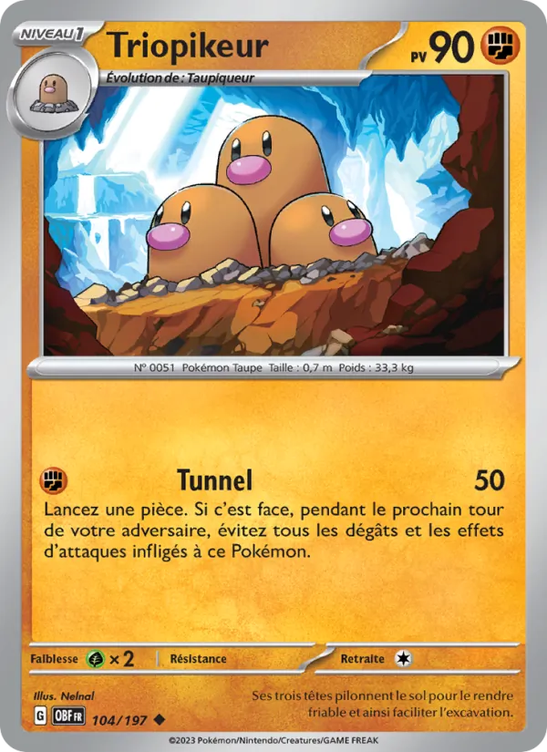 Carte Triopikeur 104/197 – Flammes Obsidiennes