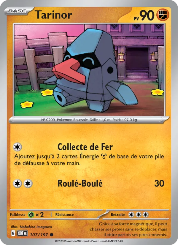Carte Tarinor 107/197 – Flammes Obsidiennes