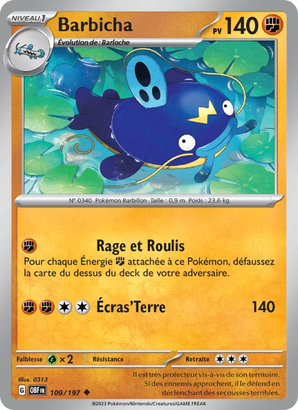 Carte Barbicha 109/197 – Flammes Obsidiennes