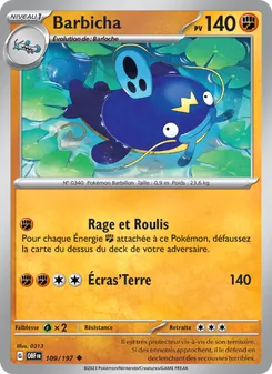 Carte Barbicha 109/197 – Flammes Obsidiennes