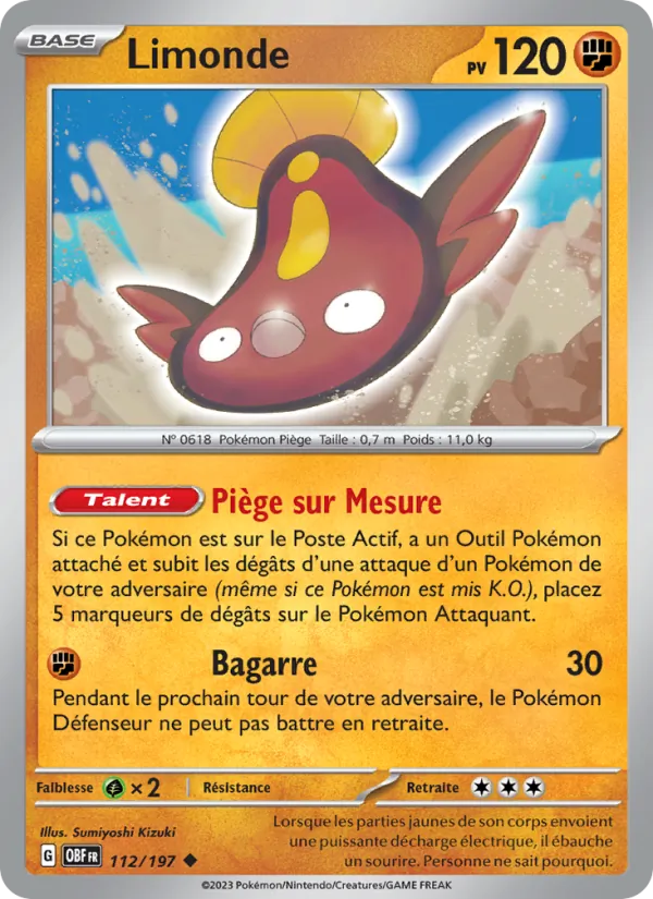 Carte Limonde 112/197 – Flammes Obsidiennes