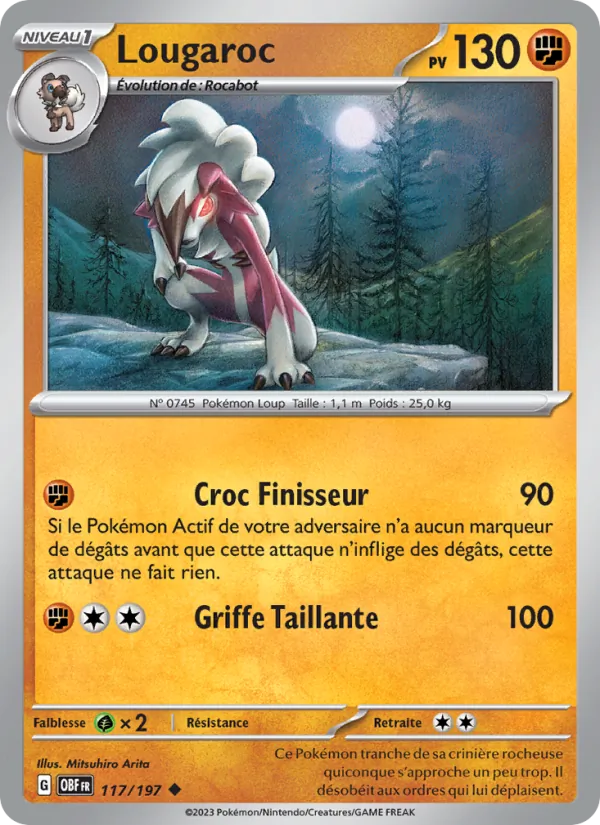 Carte Lougaroc 117/197 – Flammes Obsidiennes