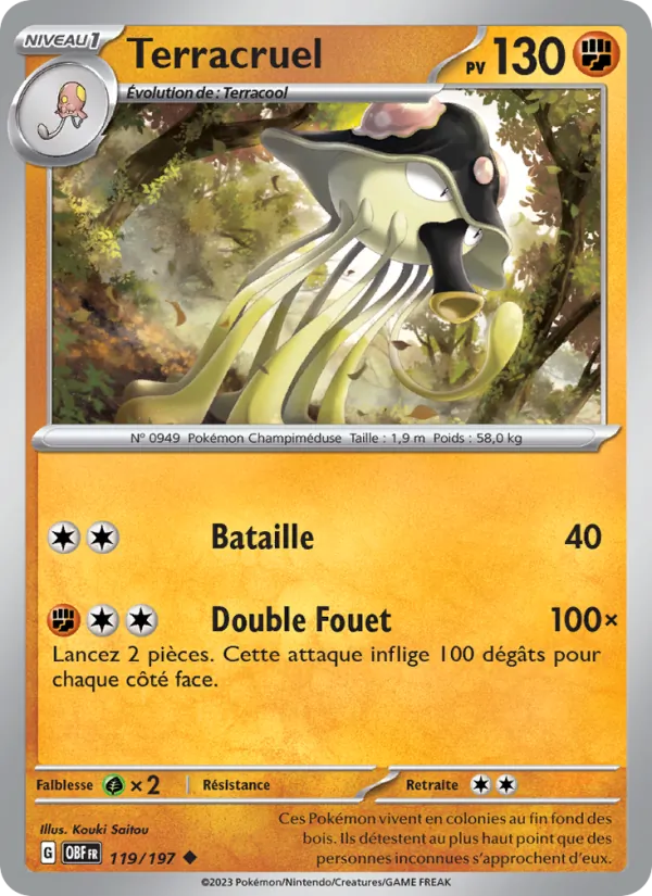 Carte Terracruel 119/197 – Flammes Obsidiennes