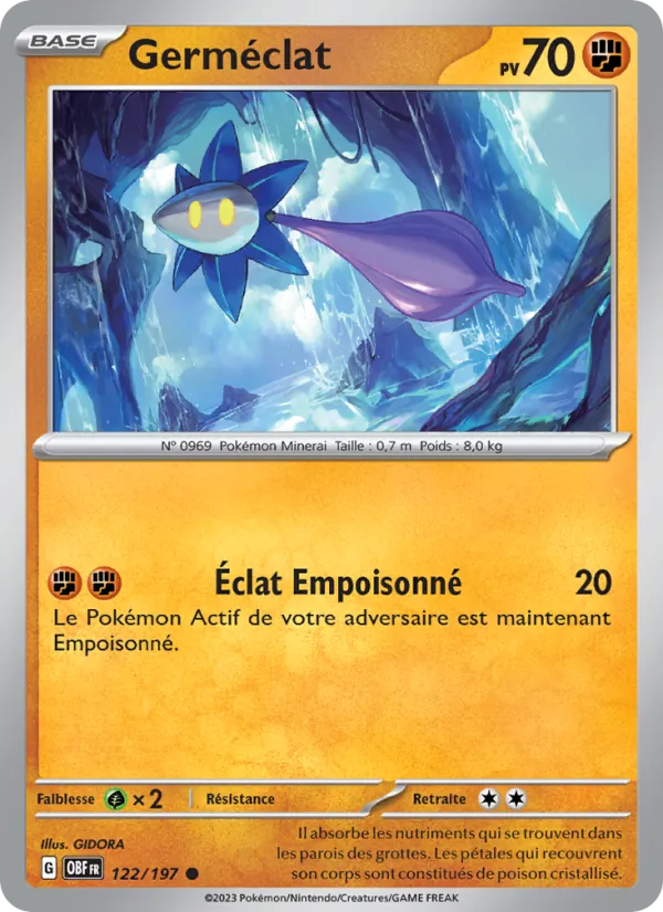 Carte Germéclat 122/197 – Flammes Obsidiennes