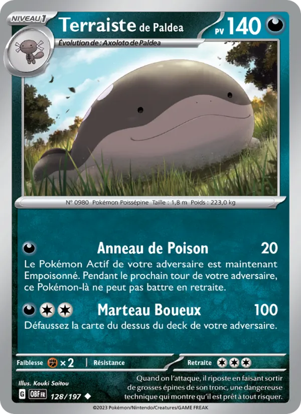 Carte Terraiste de Paldea 128/197 – Flammes Obsidiennes