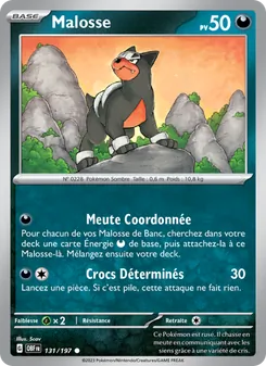 Carte Malosse 131/197 – Flammes Obsidiennes