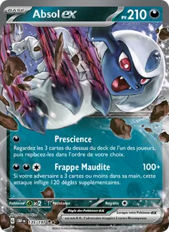 Carte Absol-ex 135/197 – Flammes Obsidiennes