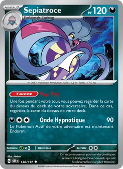 Carte Sepiatroce 138/197 – Flammes Obsidiennes
