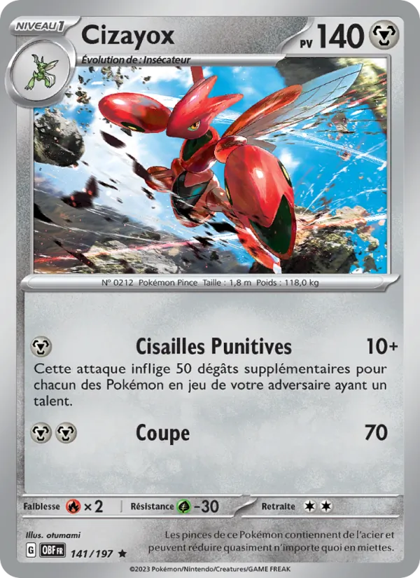 Carte Cizayox 141/197 – Flammes Obsidiennes