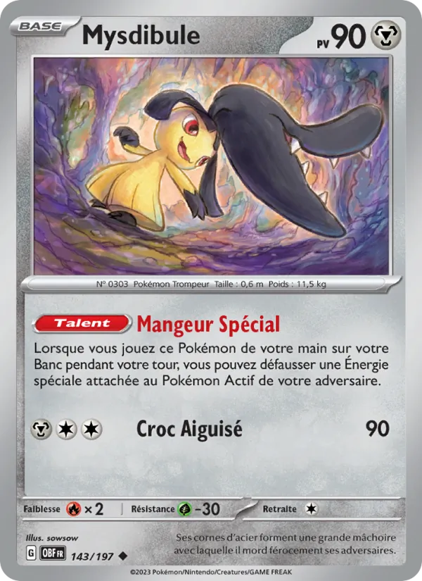 Carte Mysdibule 143/197 – Flammes Obsidiennes