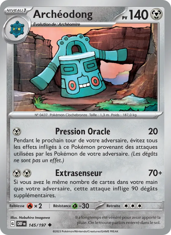Carte Archéodong 145/197 – Flammes Obsidiennes