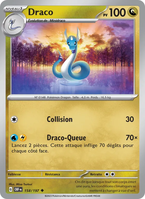 Carte Draco 158/197 – Flammes Obsidiennes