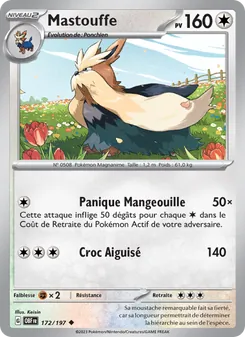 Carte Mastouffe 172/197 – Flammes Obsidiennes