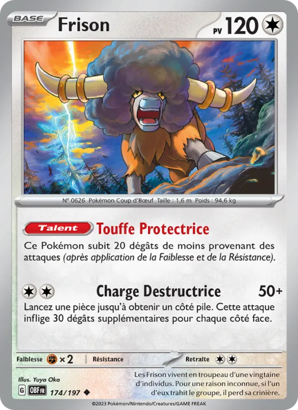 Carte Frison 174/197 – Flammes Obsidiennes