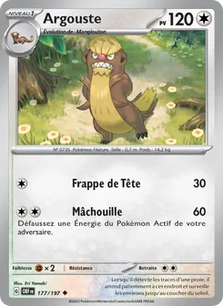 Carte Argouste 177/197 – Flammes Obsidiennes