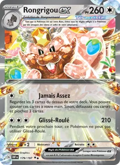 Carte Rongrigou-ex 179/197 – Flammes Obsidiennes