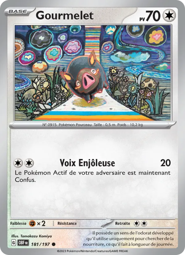 Carte Gourmelet 181/197 – Flammes Obsidiennes