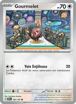 Carte Gourmelet 181/197 – Flammes Obsidiennes