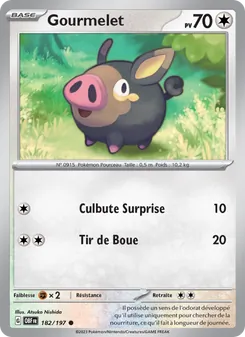 Carte Gourmelet 182/197 – Flammes Obsidiennes