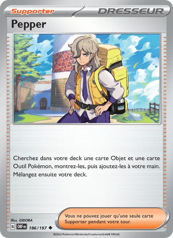 Carte Pepper 186/197 – Flammes Obsidiennes