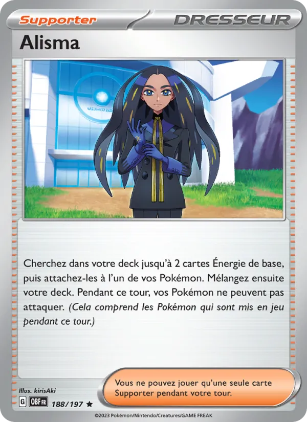 Carte Alisma 188/197 – Flammes Obsidiennes