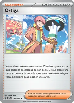 Carte Ortiga 190/197 – Flammes Obsidiennes