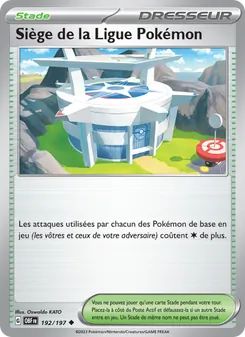 Carte Siège de la Ligue Pokémon 192/197 – Flammes Obsidiennes