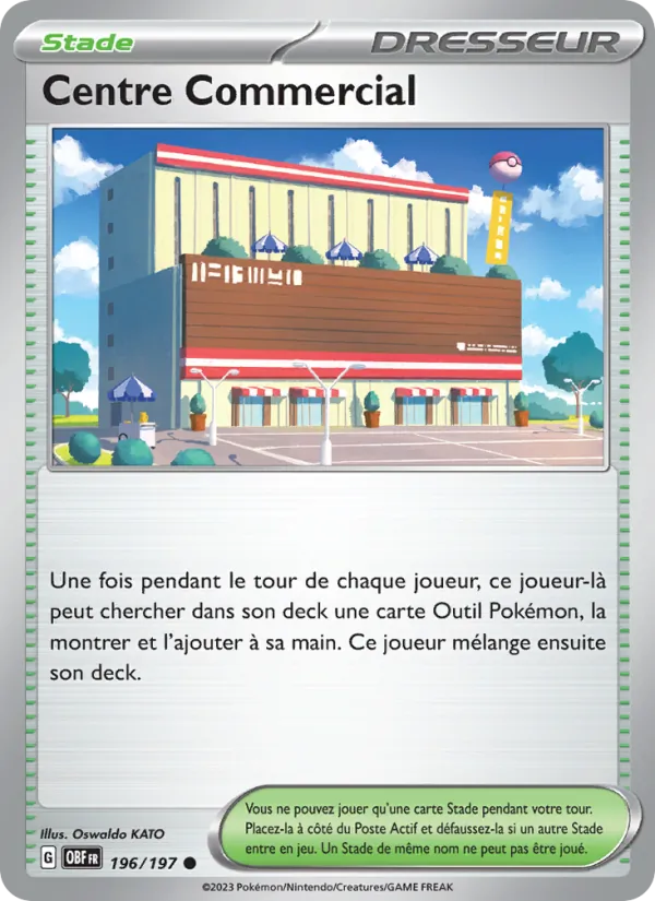 Carte Centre Commercial 196/197 – Flammes Obsidiennes