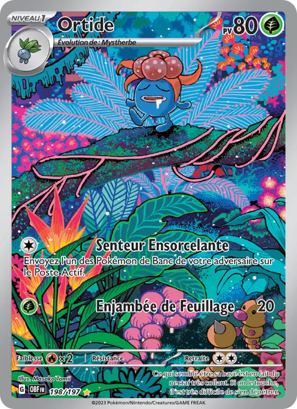 Carte Ortide 198/197 – Flammes Obsidiennes