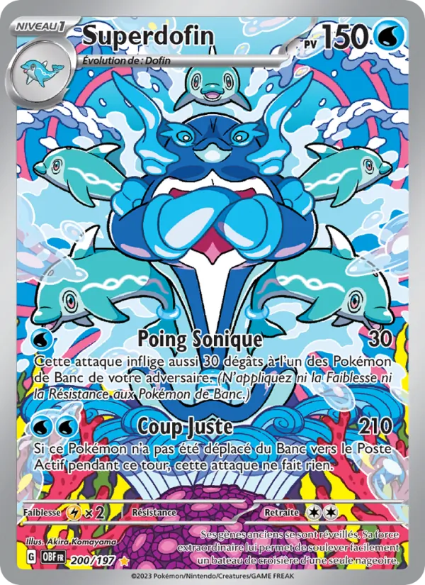 Carte Superdofin 200/197 – Flammes Obsidiennes