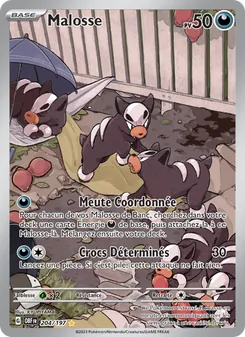 Carte Malosse 204/197 – Flammes Obsidiennes