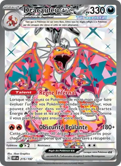 Carte Dracaufeu-ex 215/197 – Flammes Obsidiennes