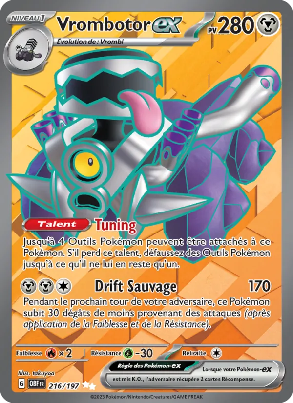 Carte Vrombotor-ex 216/197 – Flammes Obsidiennes