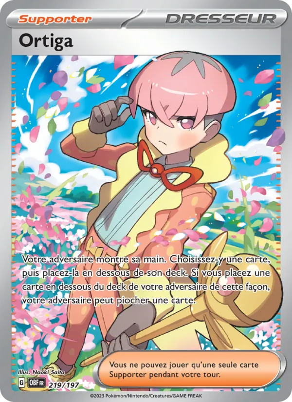 Carte Ortiga 219/197 – Flammes Obsidiennes