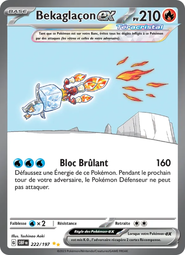 Carte Bekaglaçon-ex 222/197 – Flammes Obsidiennes