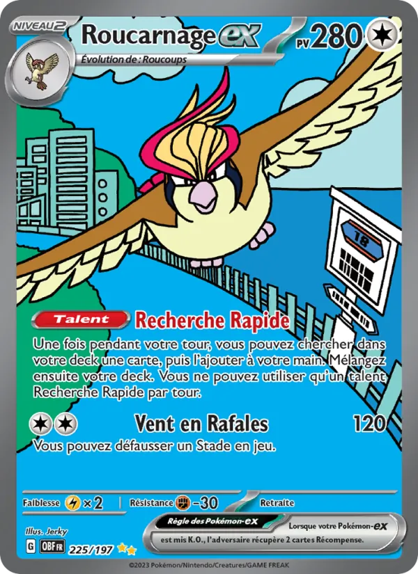 Carte Roucarnage-ex 225/197 – Flammes Obsidiennes