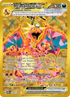 Carte Dracaufeu-ex 228/197 – Flammes Obsidiennes