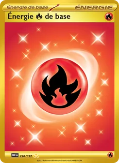 Carte Énergie Fire de base 230/197 – Flammes Obsidiennes