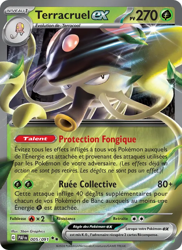 Carte Terracruel-ex 005/091 – Destinées de Paldea