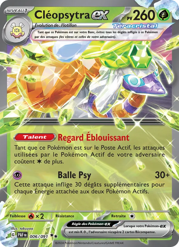 Carte Cléopsytra-ex 006/091 – Destinées de Paldea