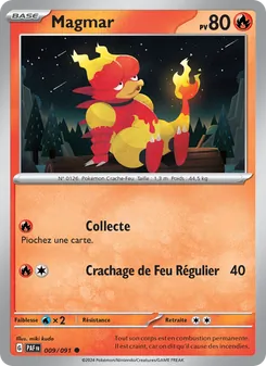Carte Magmar 009/091 – Destinées de Paldea