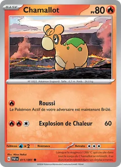 Carte Chamallot 011/091 – Destinées de Paldea