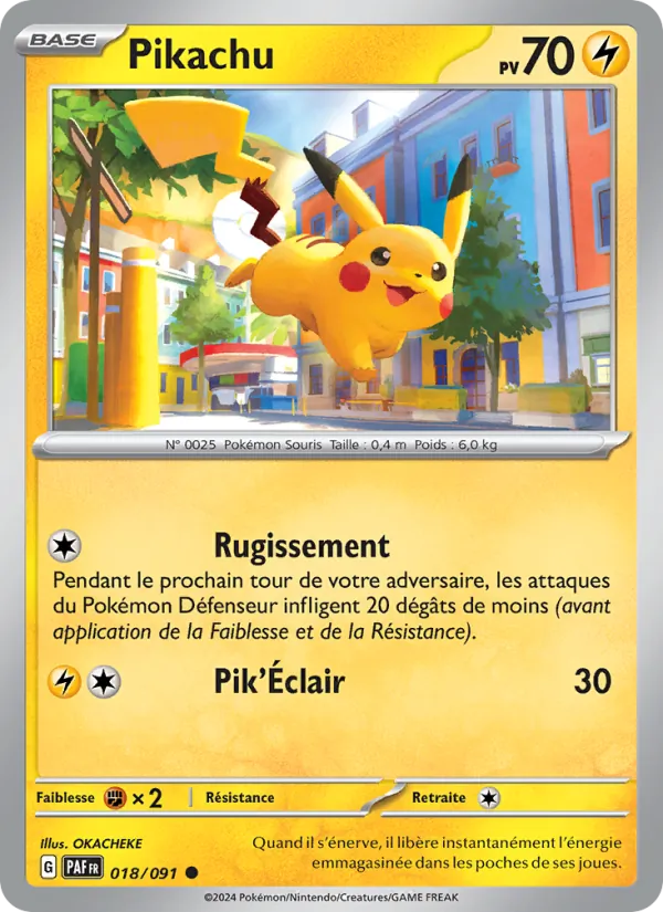 Carte Pikachu 018/091 – Destinées de Paldea