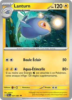 Carte Lanturn 021/091 – Destinées de Paldea