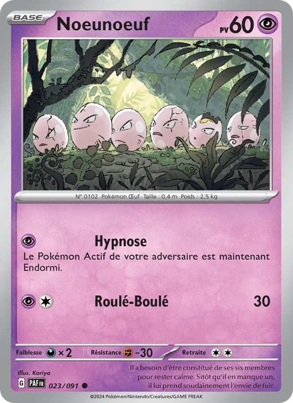 Carte Noeunoeuf 023/091 – Destinées de Paldea